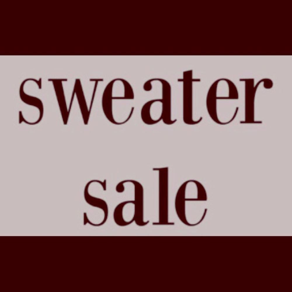 ALL SWEATERS $15!!!😳